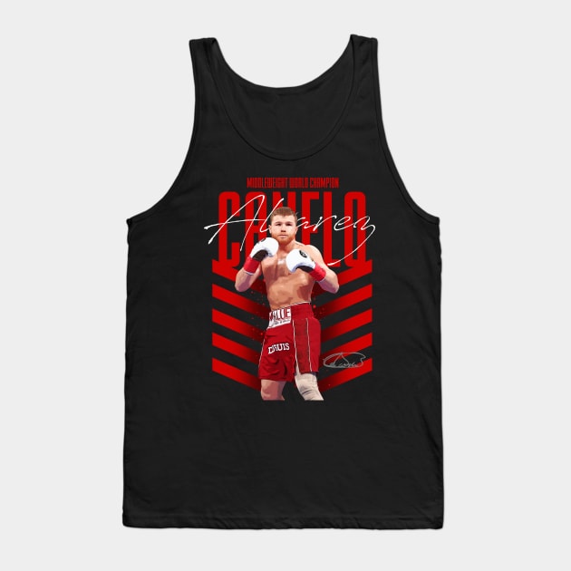 Canelo Alvarez Tank Top by Juantamad